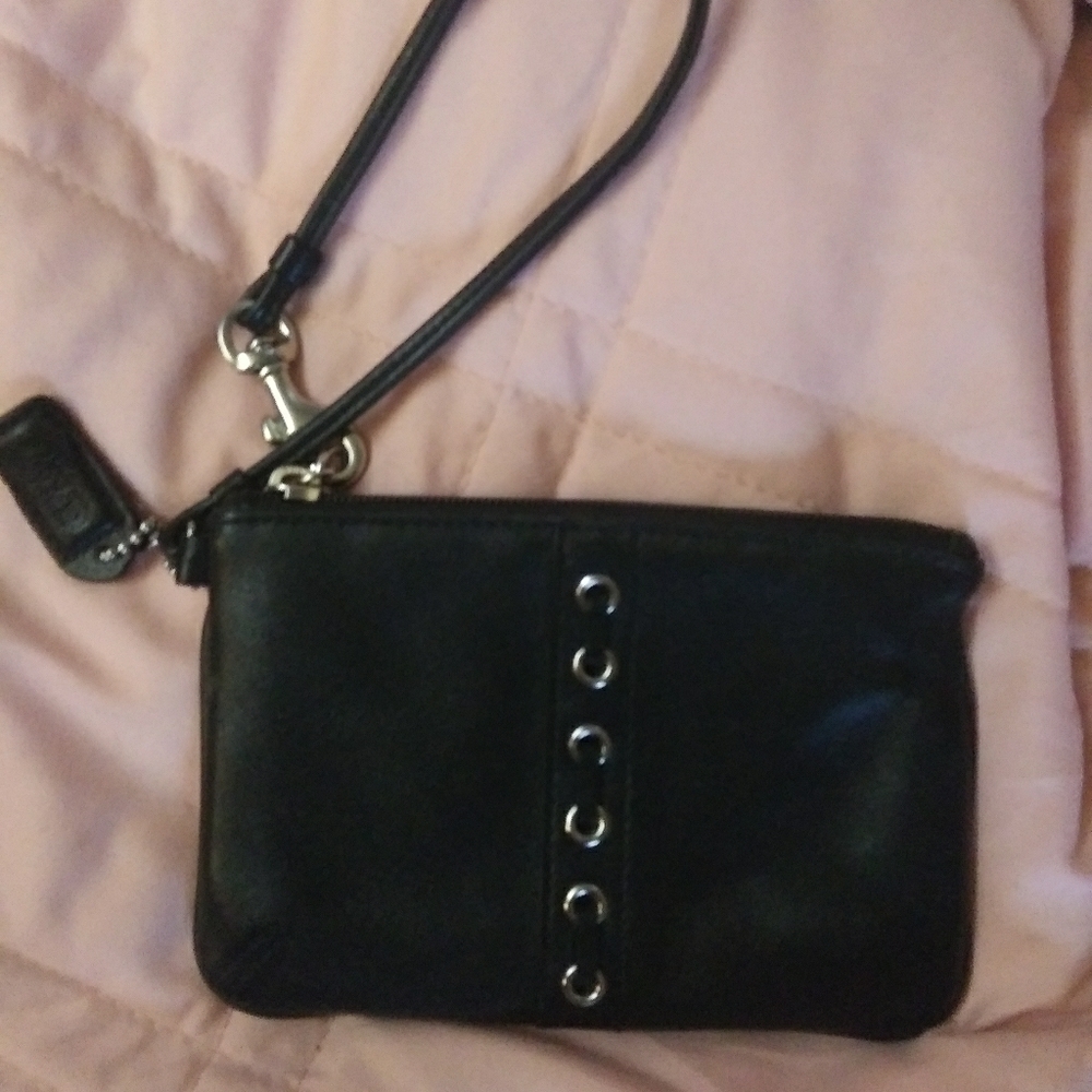 COACH Authentic wristlet coin purse